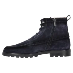 Semsket snørestøvel med Shearling-fôr