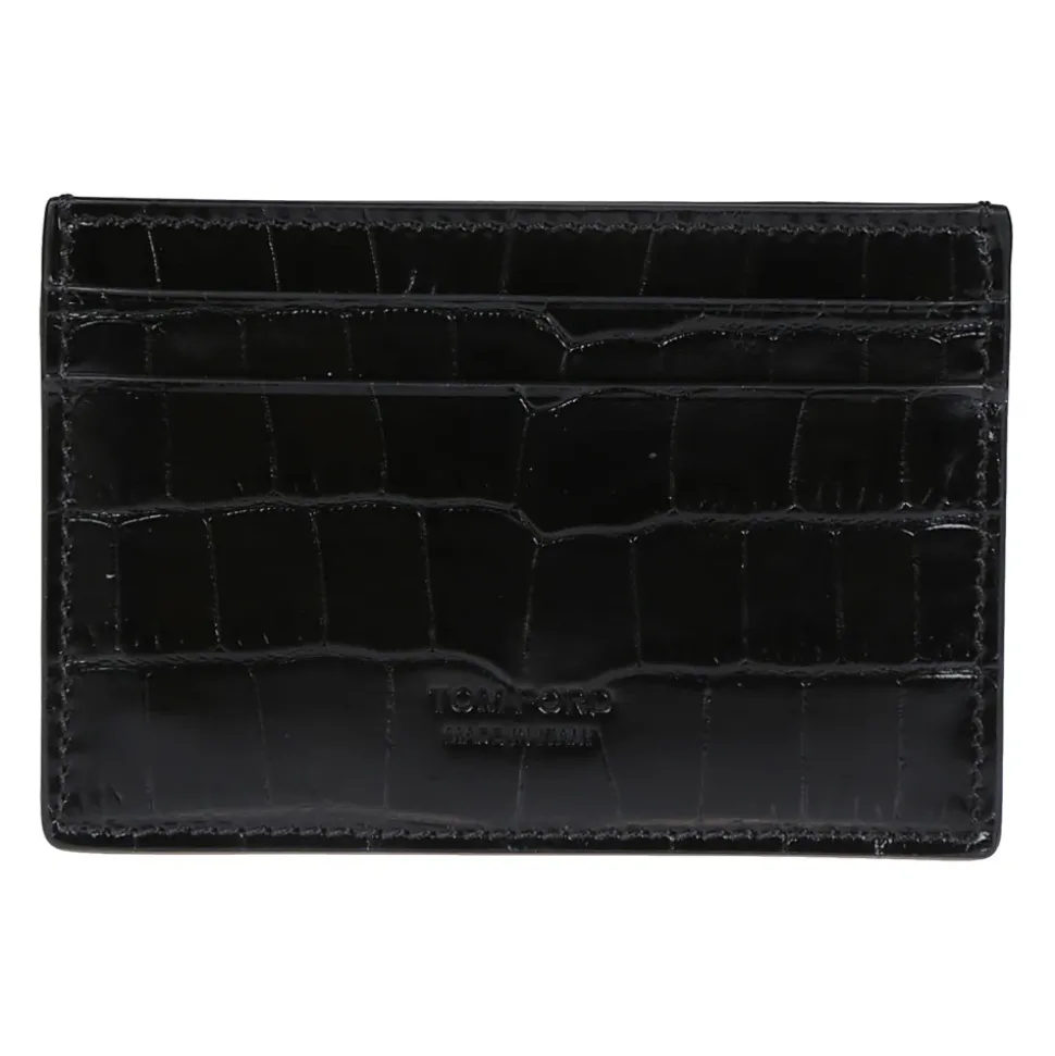 Shiny Printed Croc Exotic Line Classic Kredittkortholder
