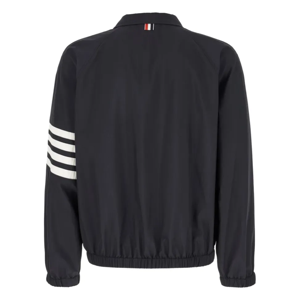 Shiny Ripstop 4-Bar Track Jacket