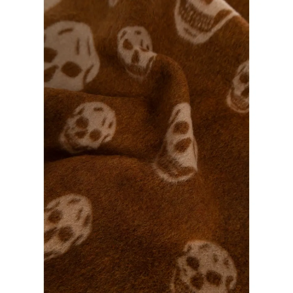 Skjerf med hodeskallemotiv