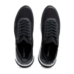 Sko Black Lace-Up Mix Leisure