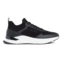 Sko Black Lace-Up Mix Leisure