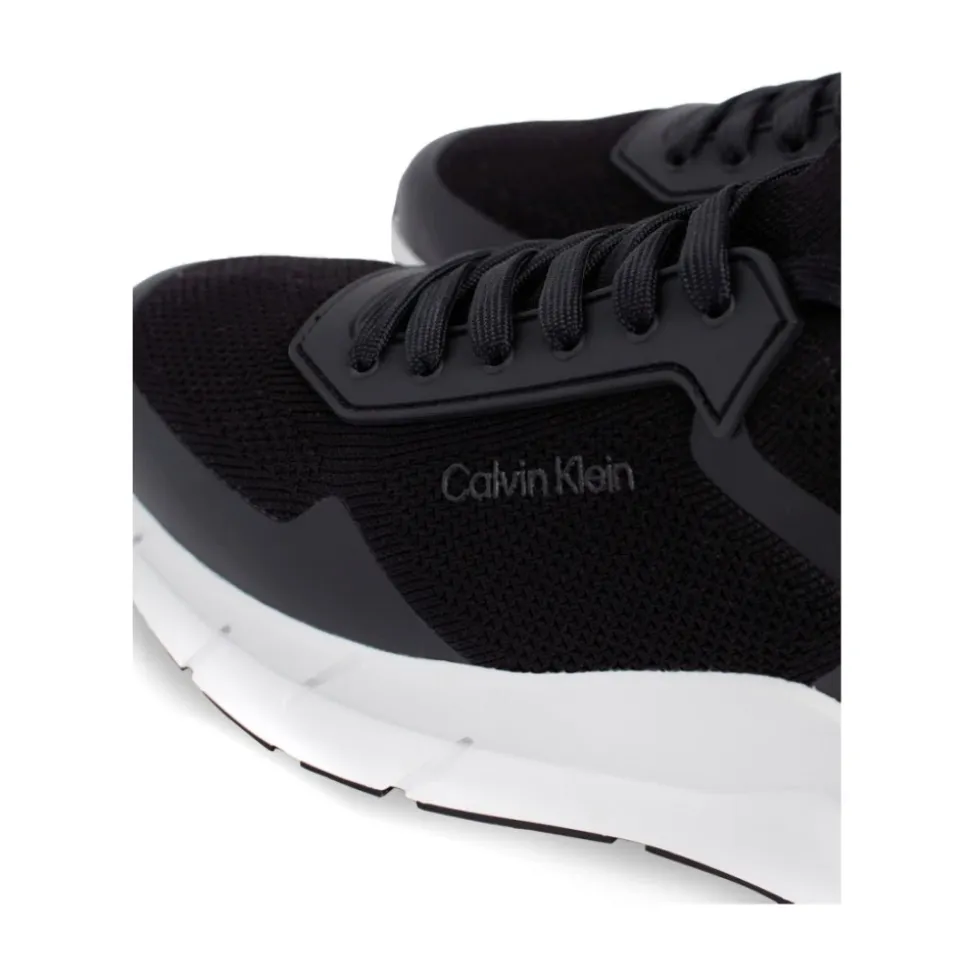 Sko Black Lace-Up Mix Leisure