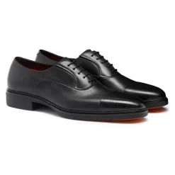 Sko i skinn, lett å ta på, Oxford-modell