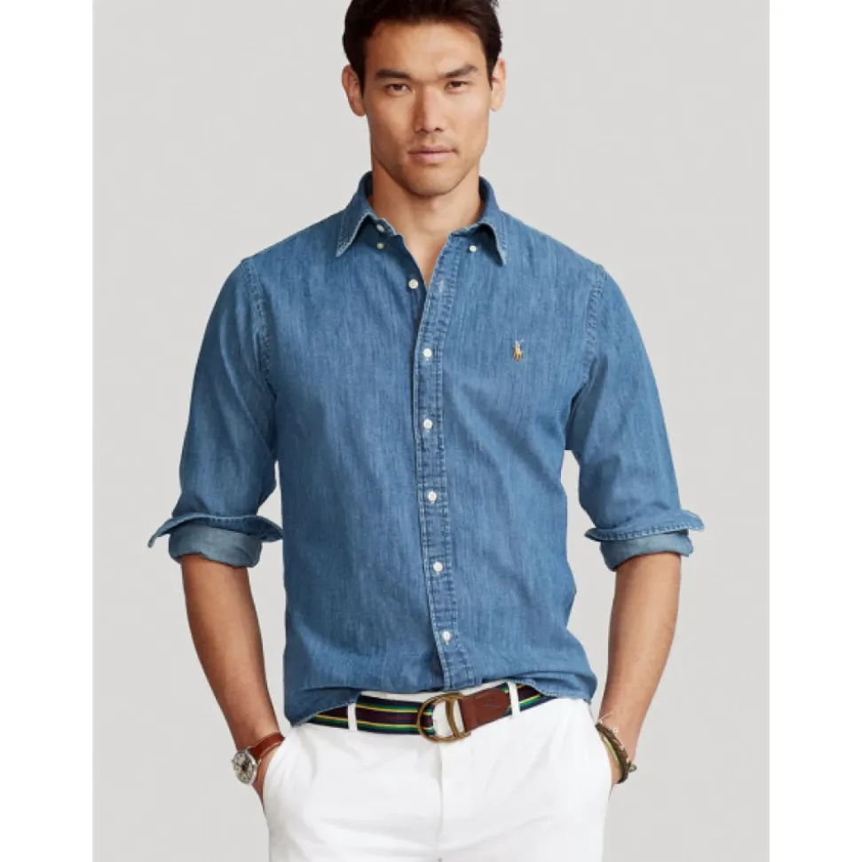 Skreddersydd denimskjorte