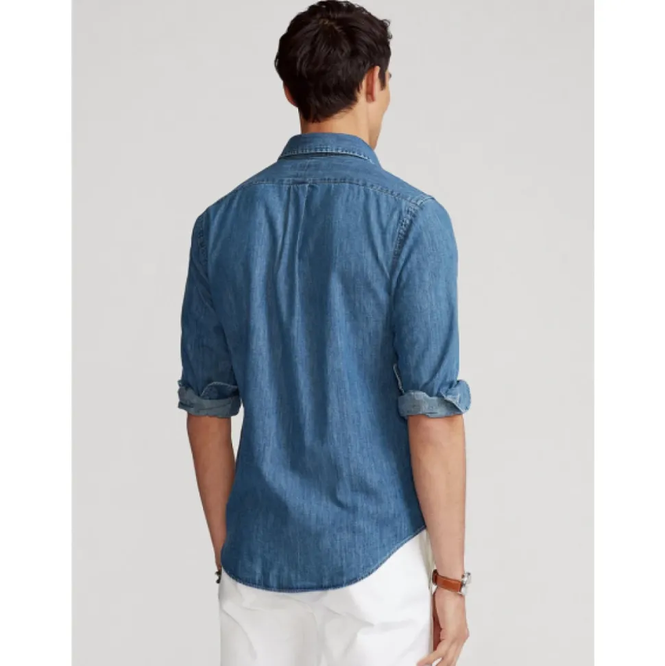 Skreddersydd denimskjorte