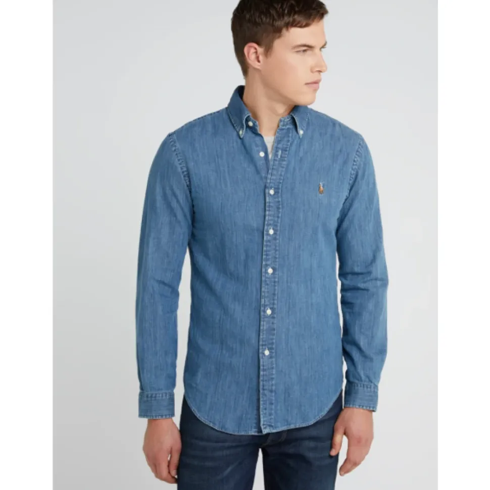 Slim Denim Shirt