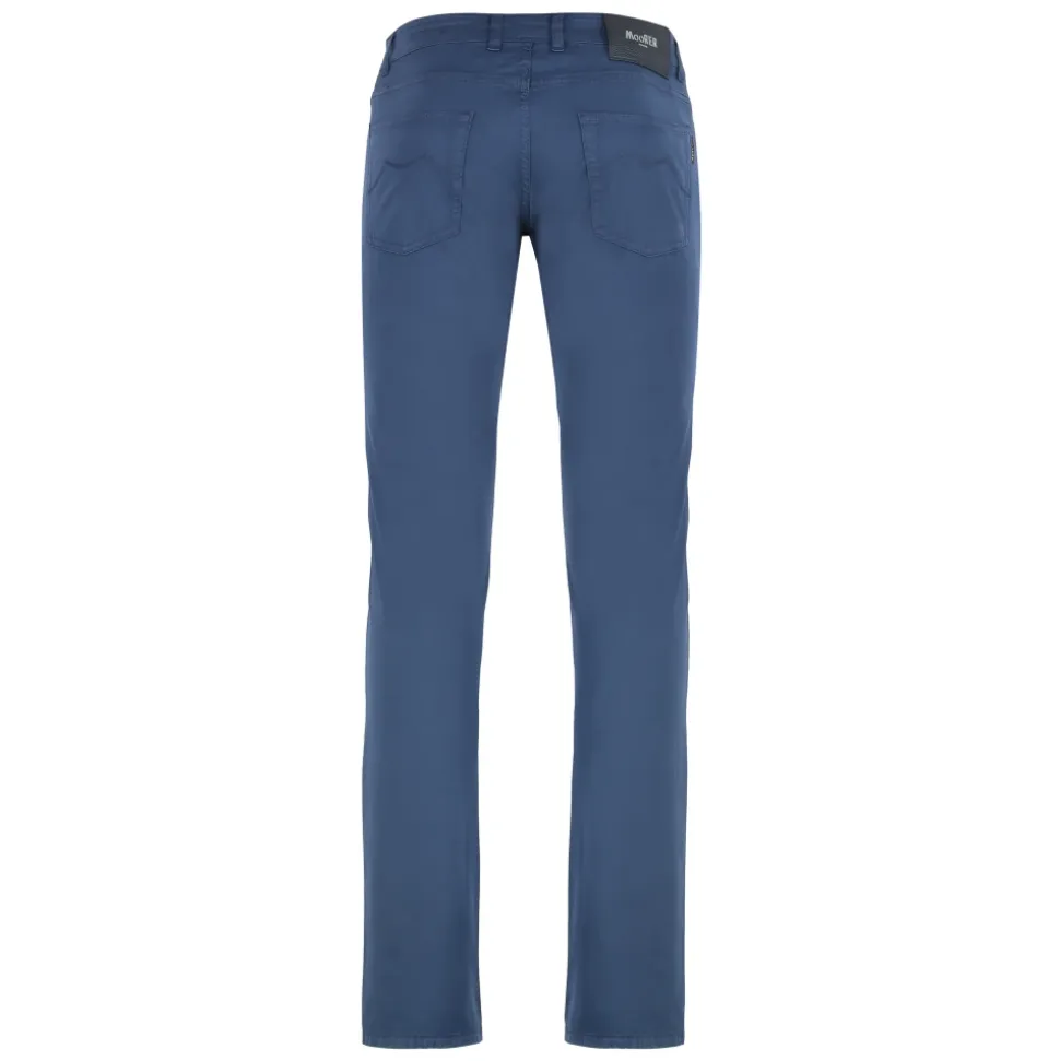 Slim Fit Bomull Silke Bukser