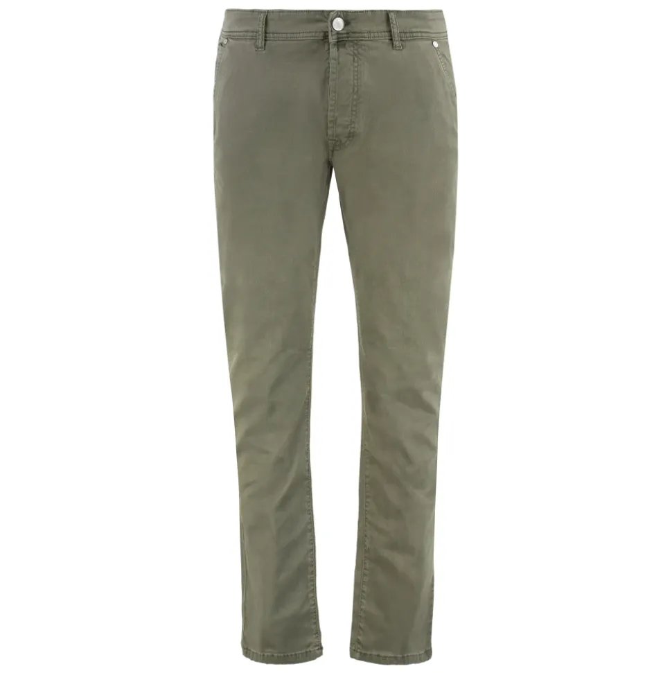 Slim Fit Bukser med Lærlogo