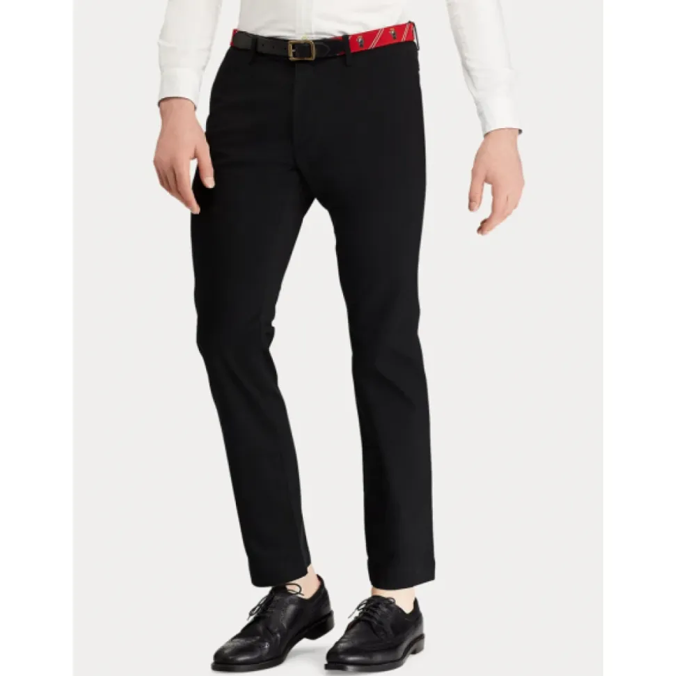 Slim Fit Chino Pants Hudson Black