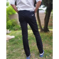 Slim Fit Cotton Blend Chinos