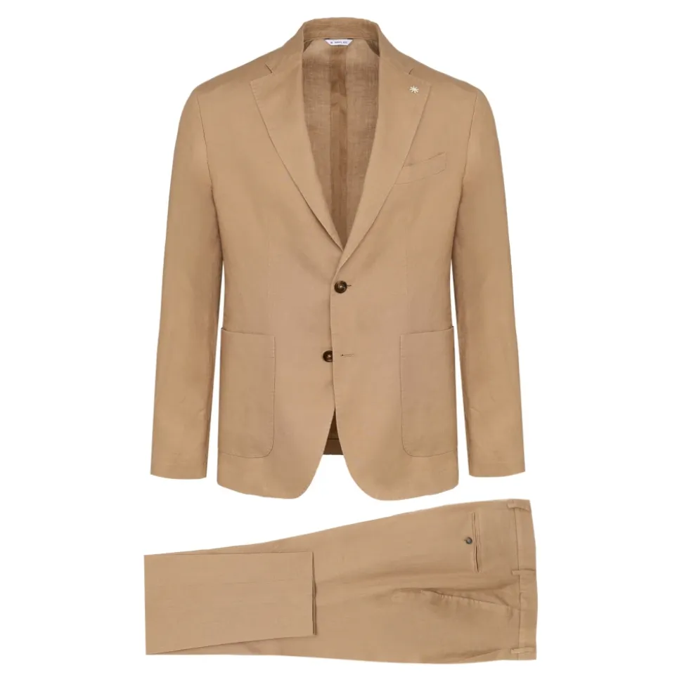 Slim Fit Kamel Kjole Jakke