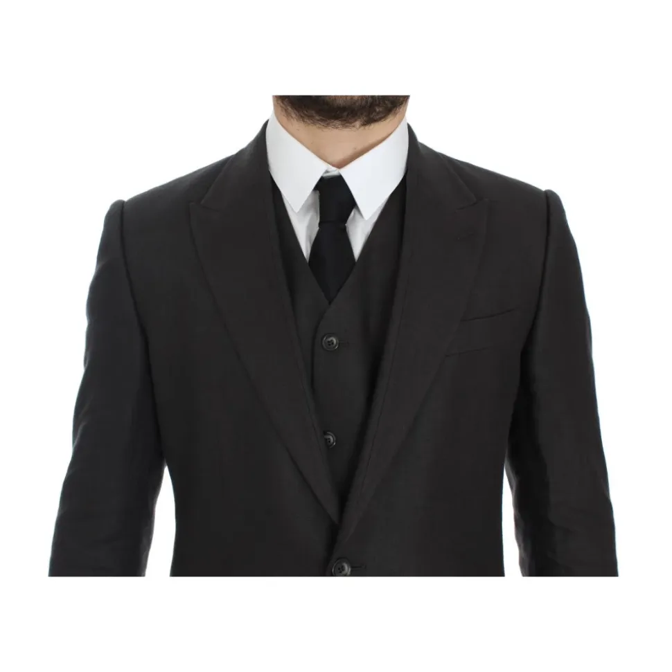 Slim Fit Lin Blazerjakke