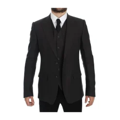 Slim Fit Lin Blazerjakke