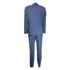 Slim Fit Ullkostyme i Blå