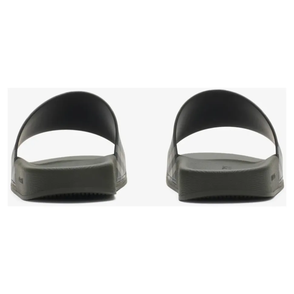 Slip-on sandaler med ruter