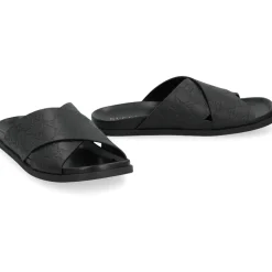 Slippers i skinn