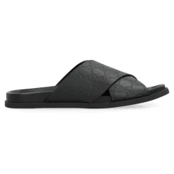 Slippers i skinn