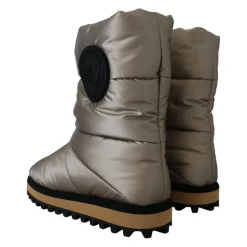 Sølv Vinter Mid Calf Støvler