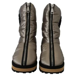 Sølv Vinter Mid Calf Støvler
