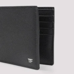 Small Grain Leather Bifold Wallet
