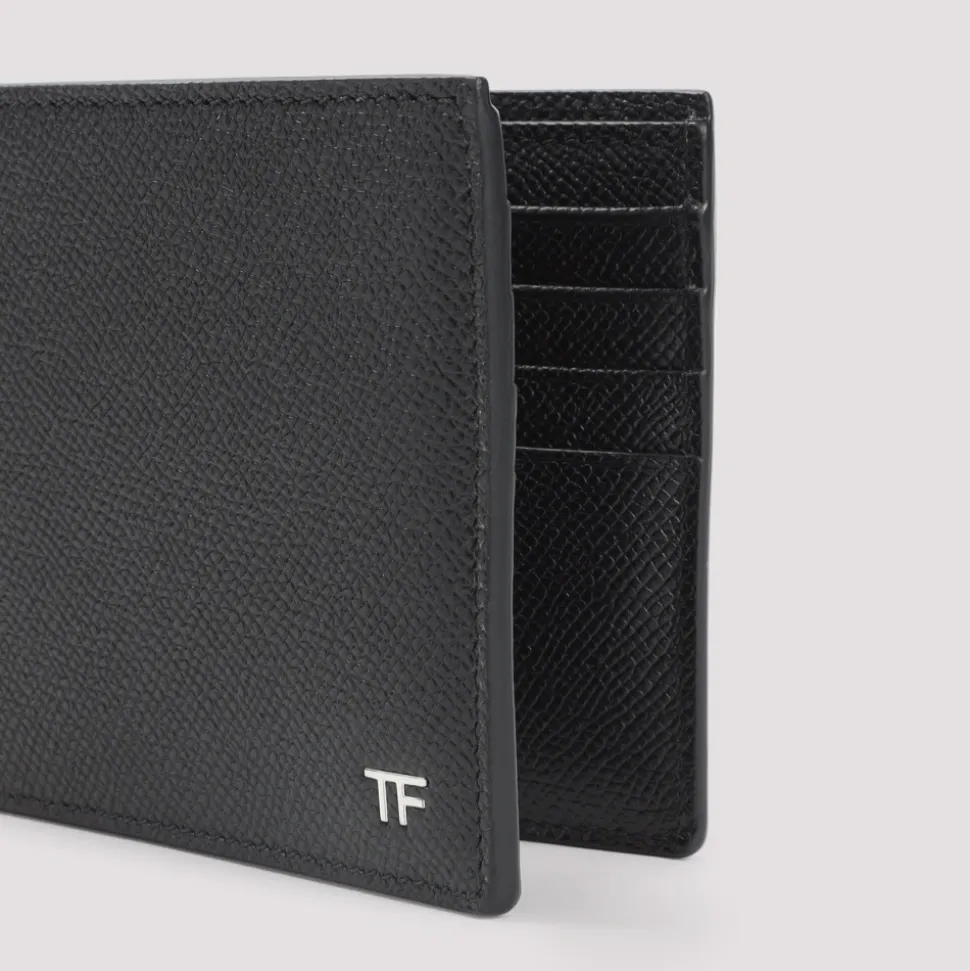 Small Grain Leather Bifold Wallet