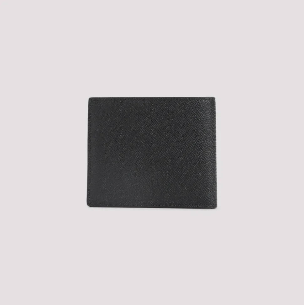 Small Grain Leather Bifold Wallet
