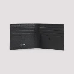 Small Grain Leather Bifold Wallet