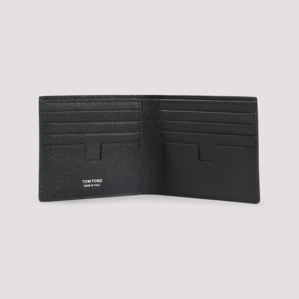 Small Grain Leather Bifold Wallet