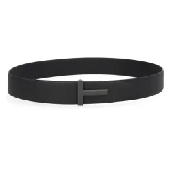 Soft Grain Leather Reversible T Belt 40 mm