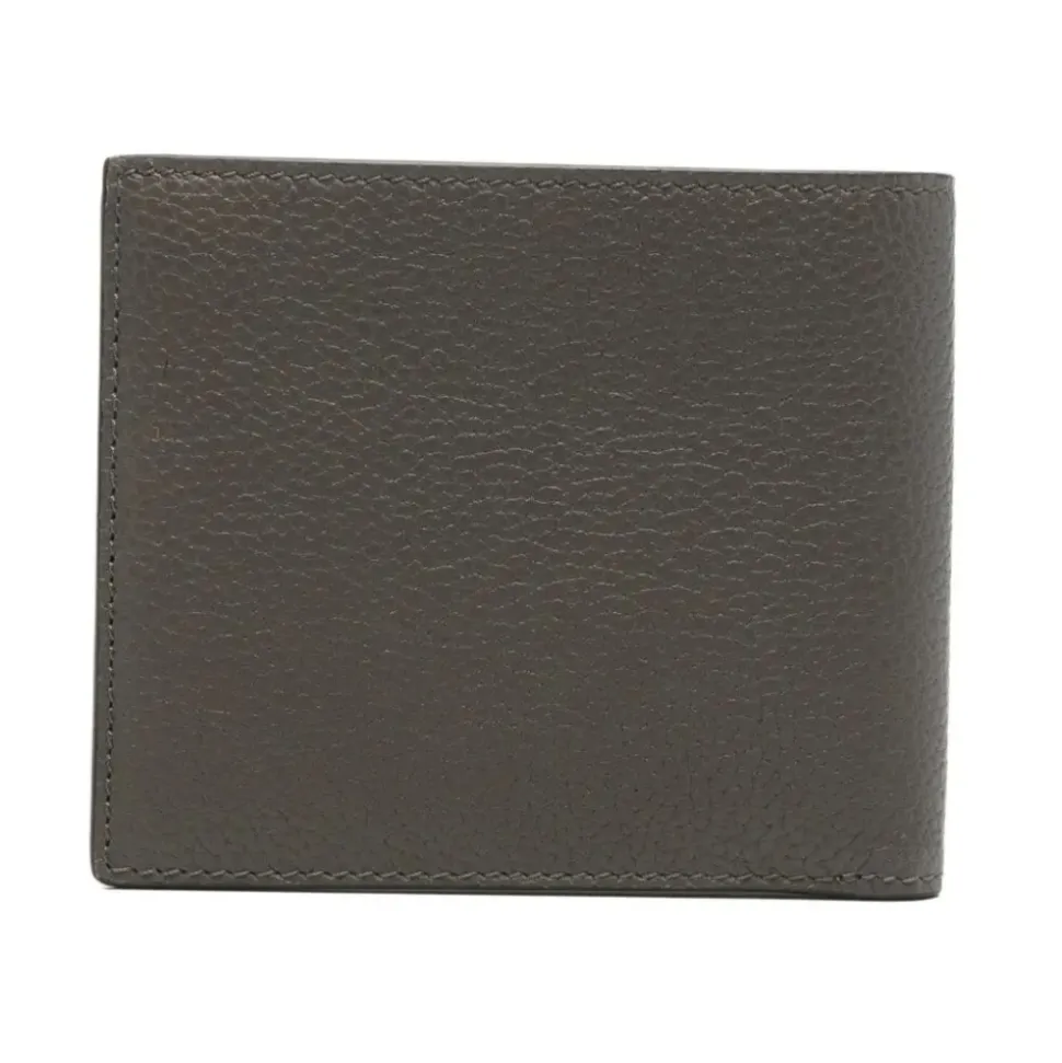 Soft Grain Leather T Line Classic Bifold Wallet