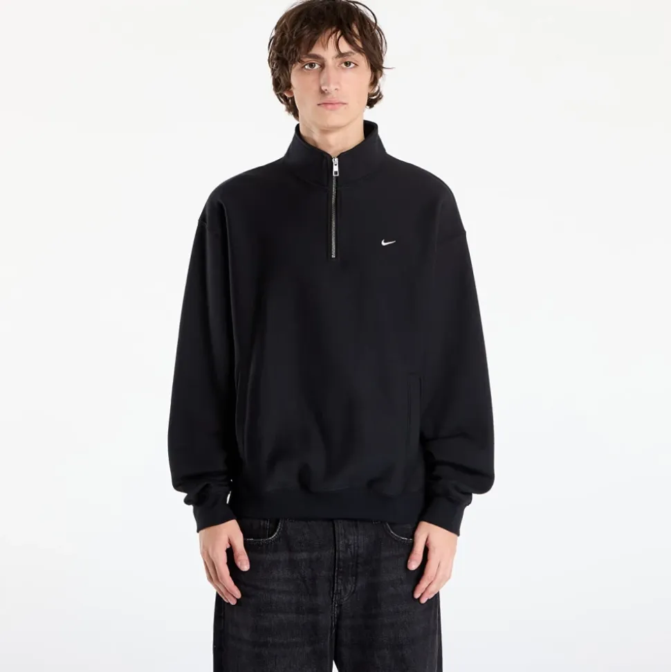 Solo Swoosh Fleece Quarter-Zip Top