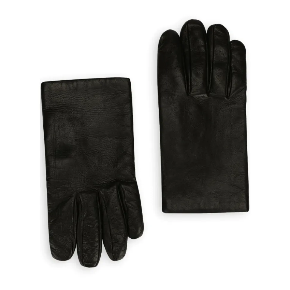 Sort Cashmere Foret Nappa Hansker