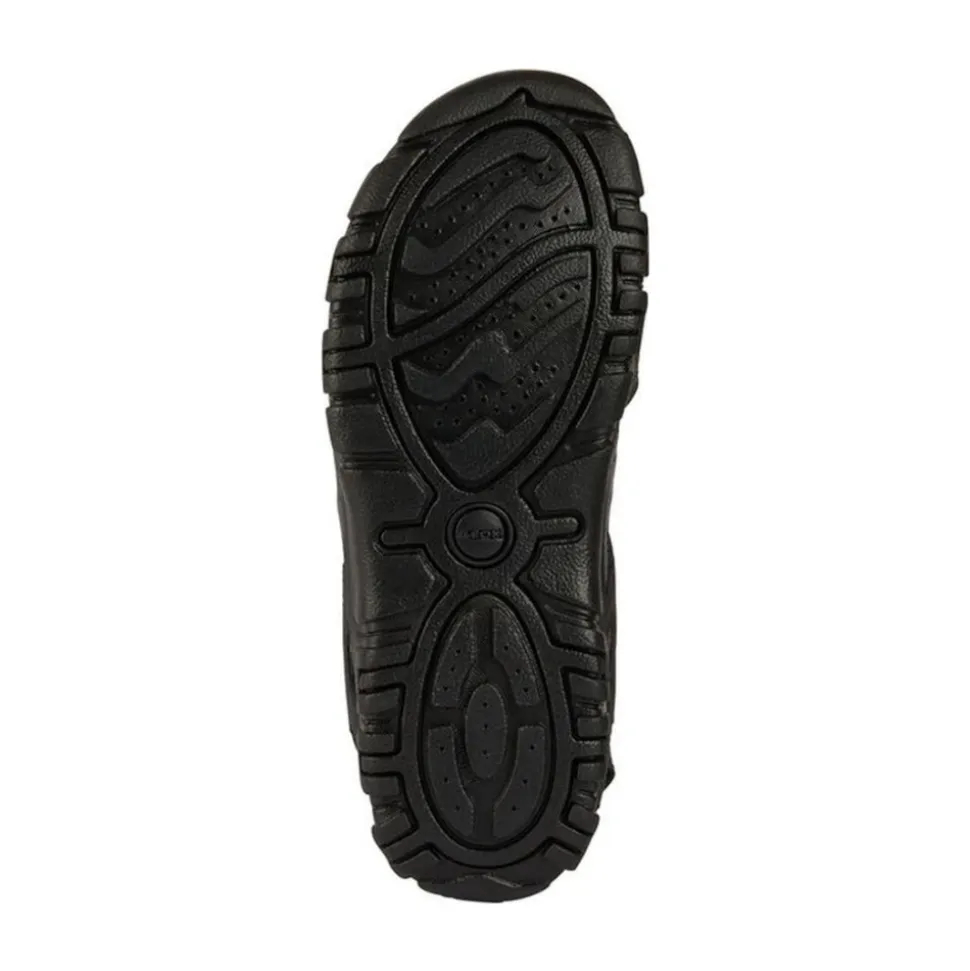 Sorte Flate Strada Sandaler