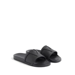 Sorte VLogo Signature Flate Sandaler