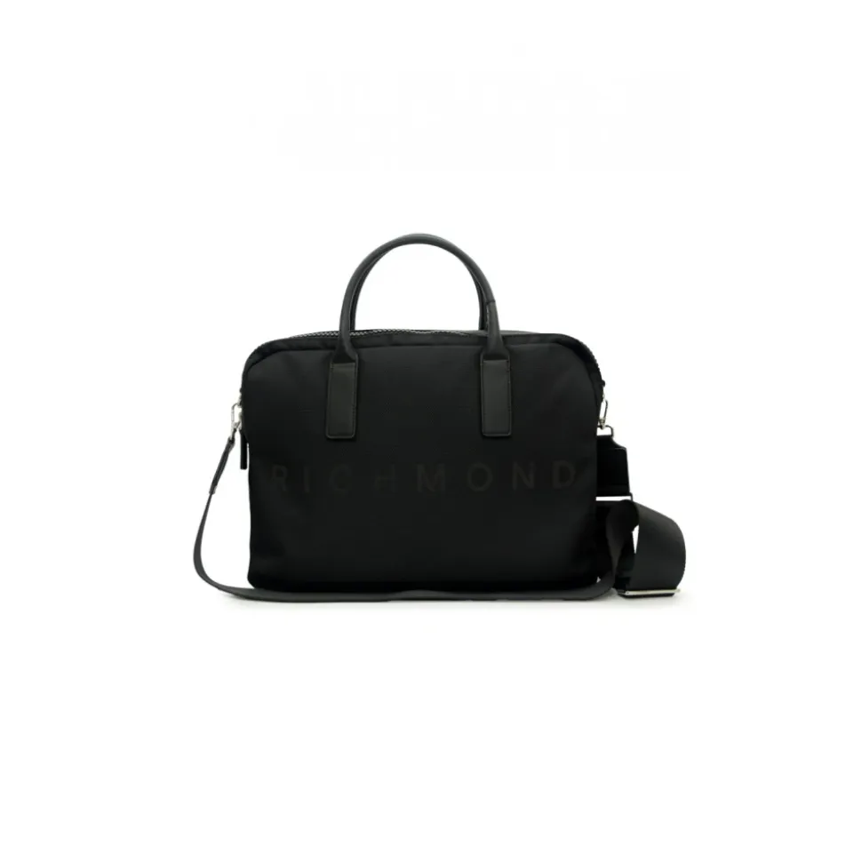 Sort nylon laptopveske