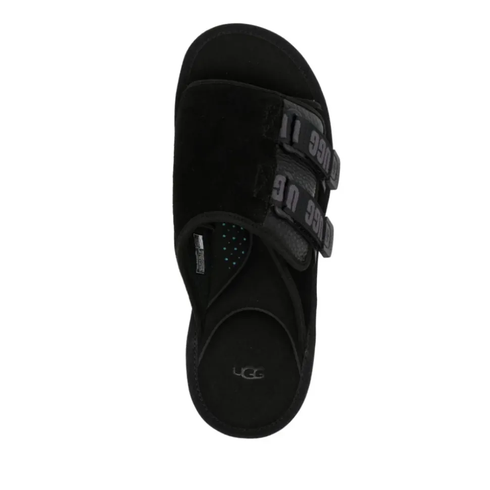 Sort Semsket Sandaler