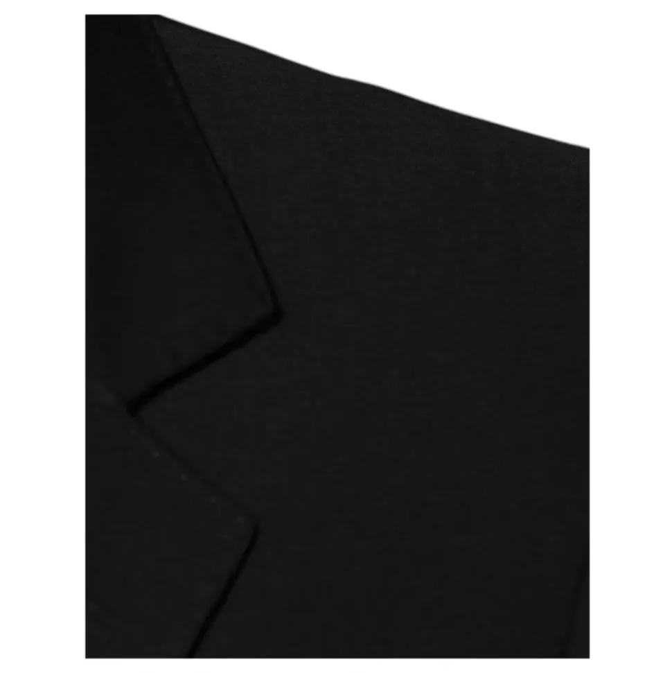 Sort ull Slim Fit 3-delt dress