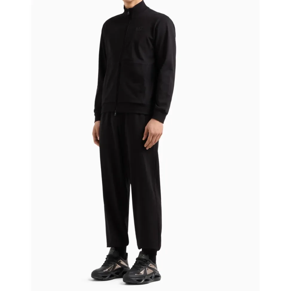 Sporty svart treningsdress