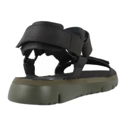 Stilige flate sandaler i svart