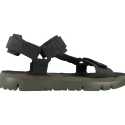 Stilige flate sandaler i svart
