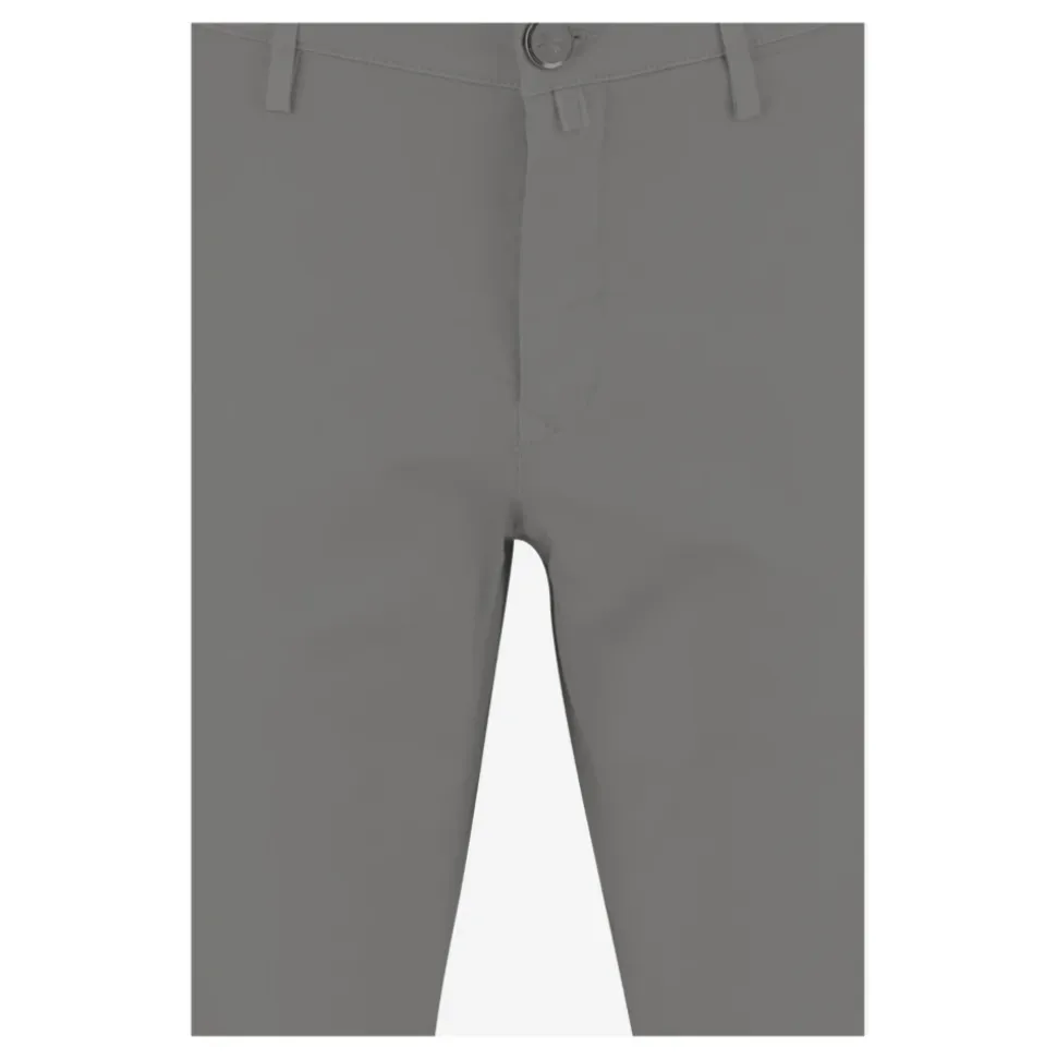 Stretch Cotton Blend Trousers