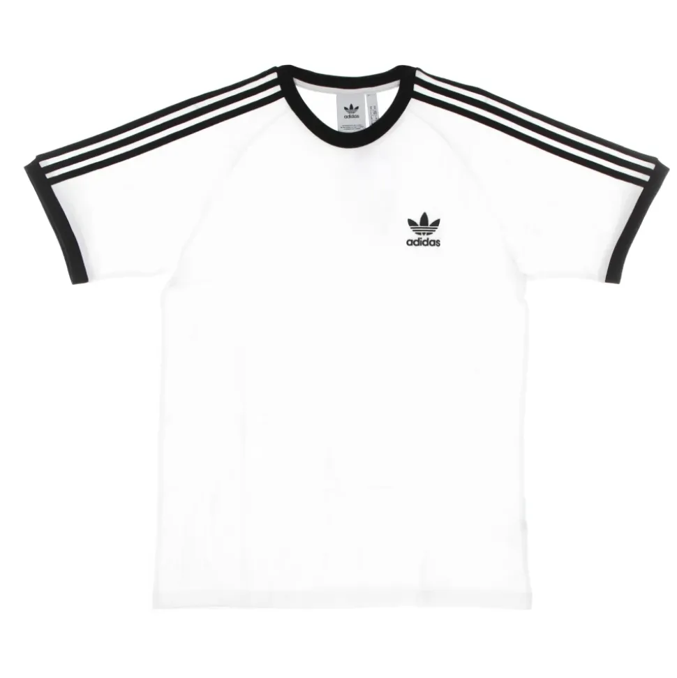 Stripes Tee Hvit Kortarmet T-skjorte