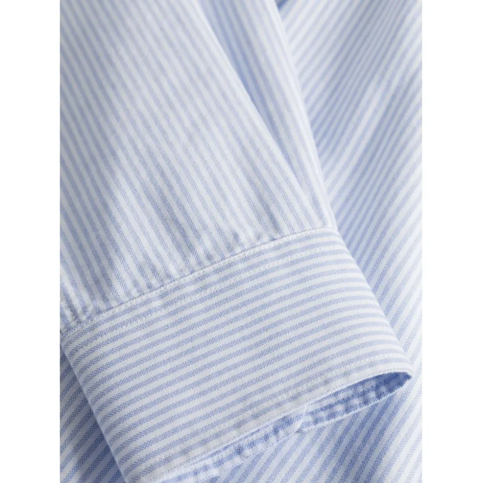 Stripete Oxford Skjorte - blek