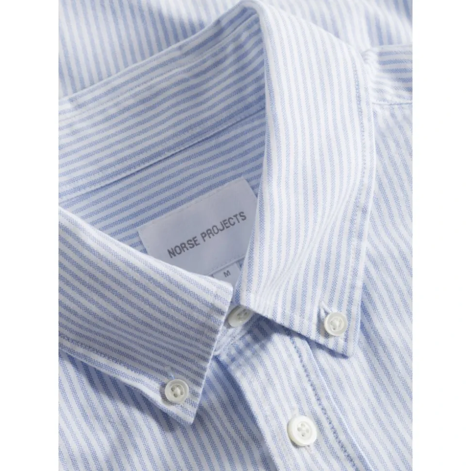 Stripete Oxford Skjorte - blek