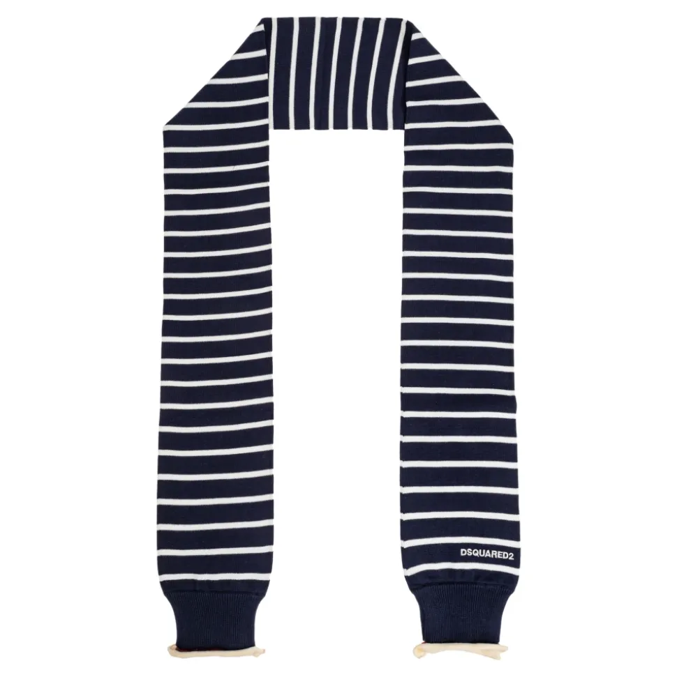 Stripet skjerf