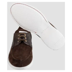 Suede Loafers med Krokodilledetaljer