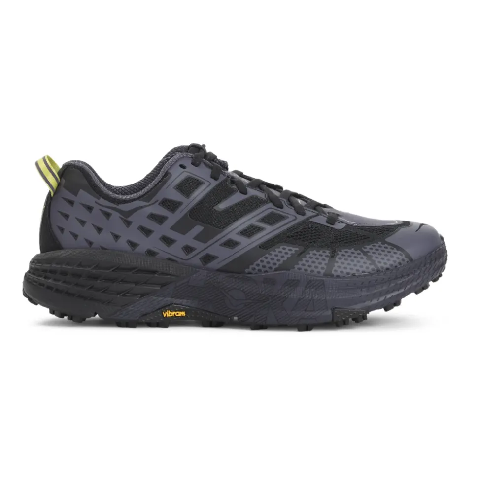 Svart Blekk Tekstil Sneakers