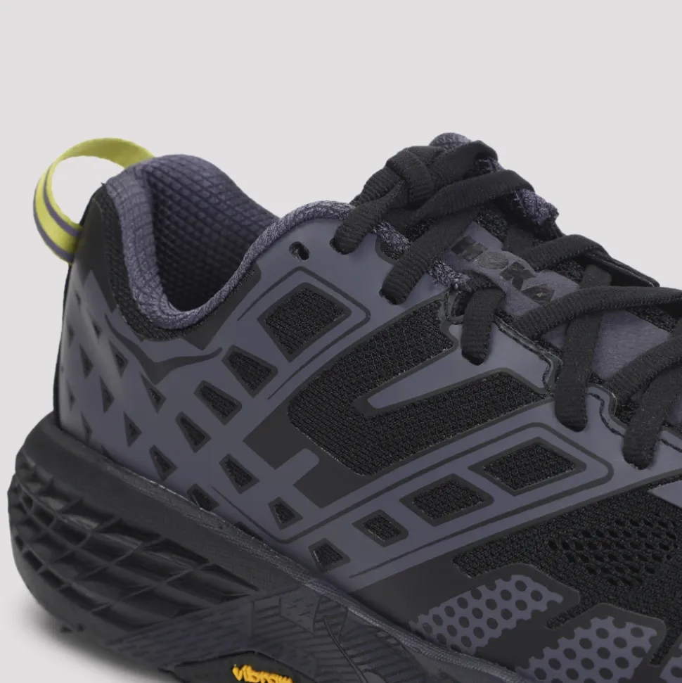 Svart Blekk Tekstil Sneakers