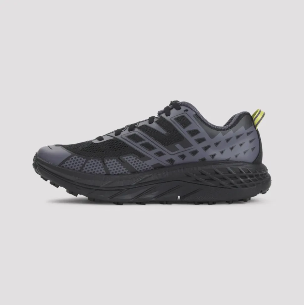 Svart Blekk Tekstil Sneakers